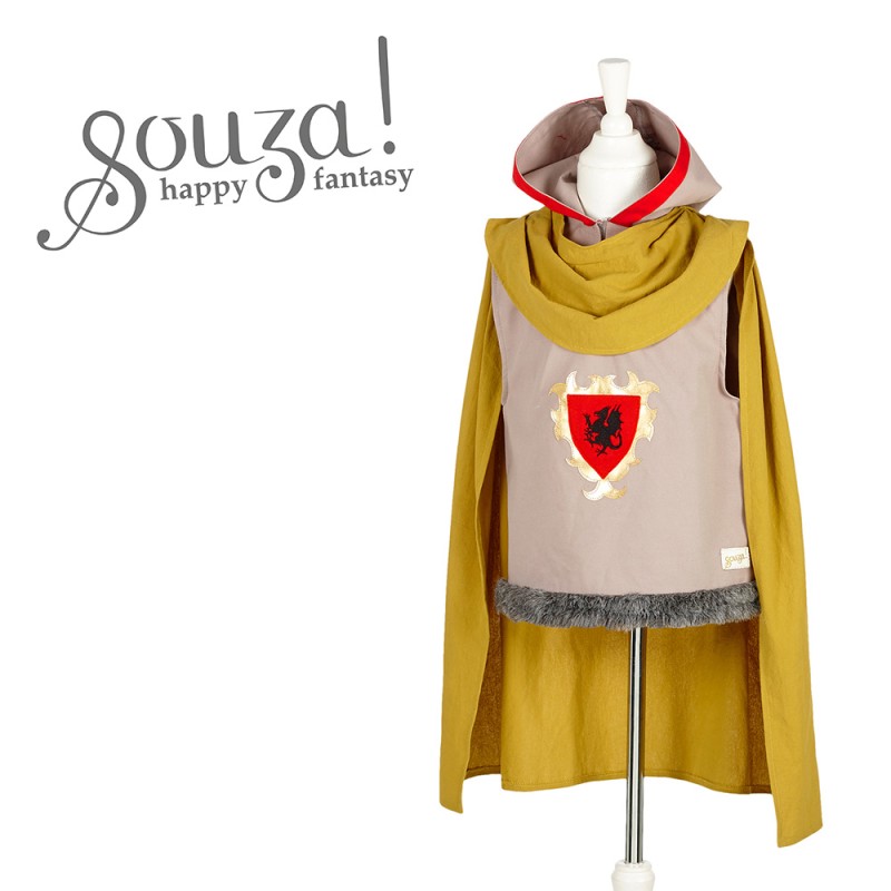 Kostium miękka zbroja z peleryną rycerz Marcus 5-7 lat Souza!