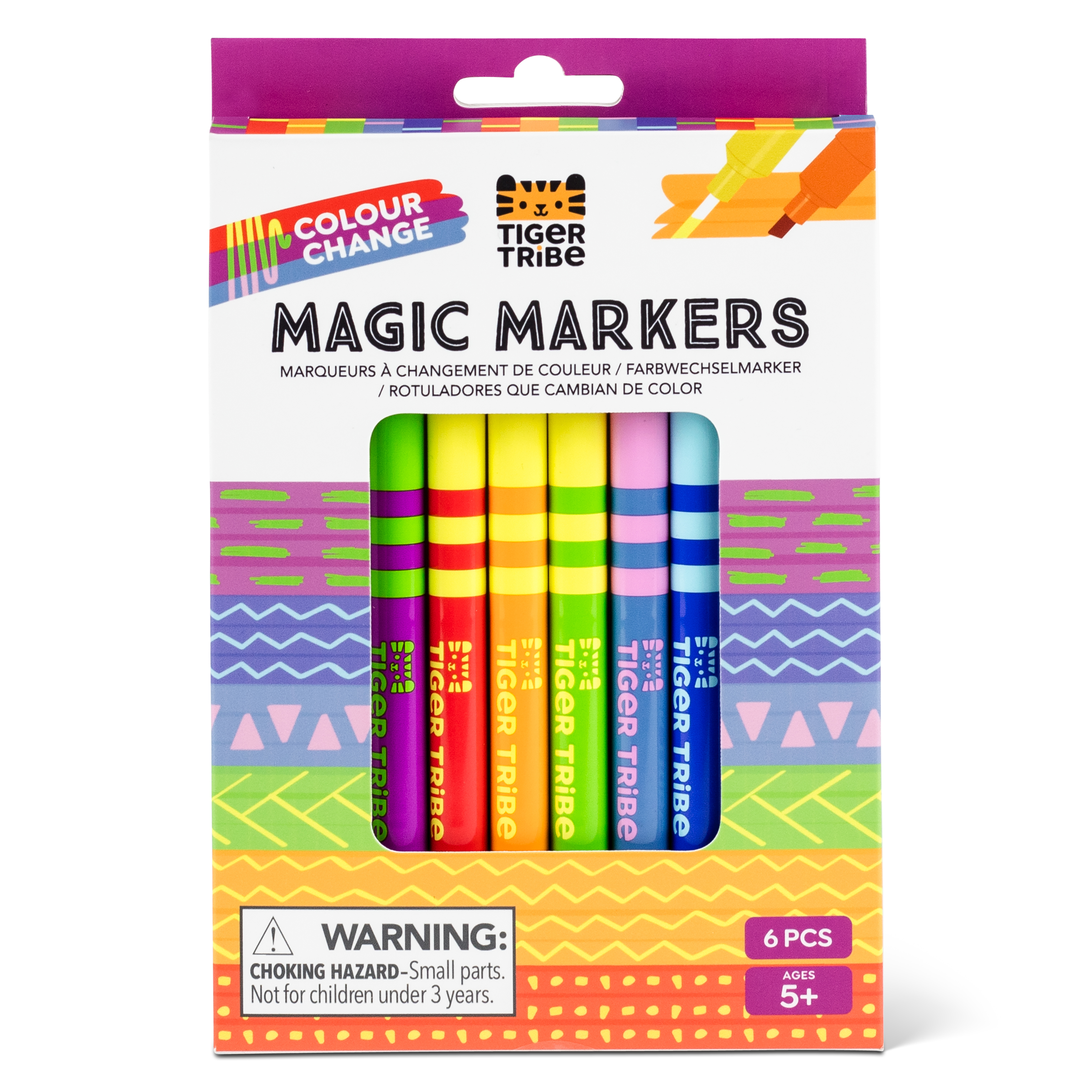 Magiczne Flamastry Zmieniające Kolor Tiger Tribe
