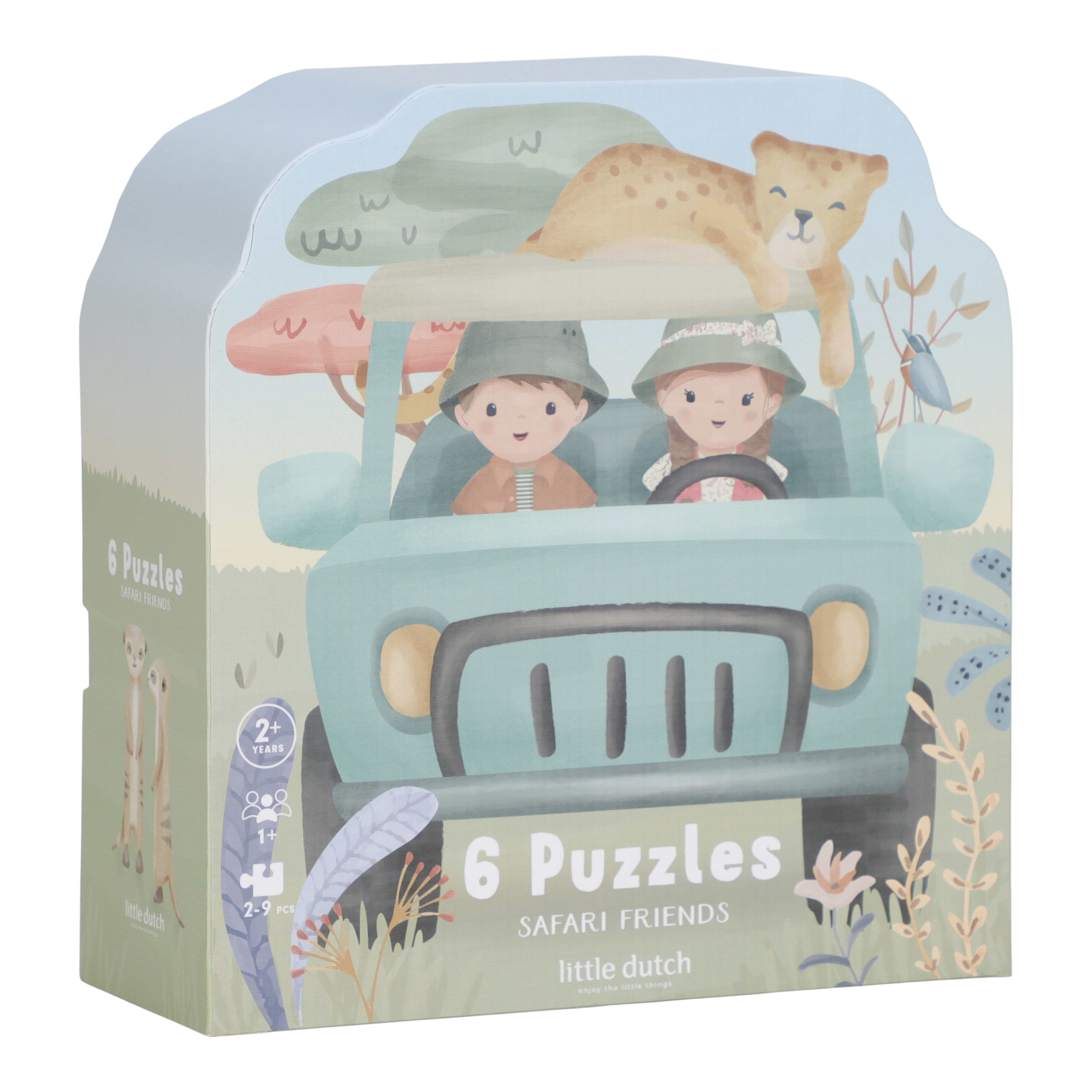 Puzzle XL Safari Friends FSC Little Dutch