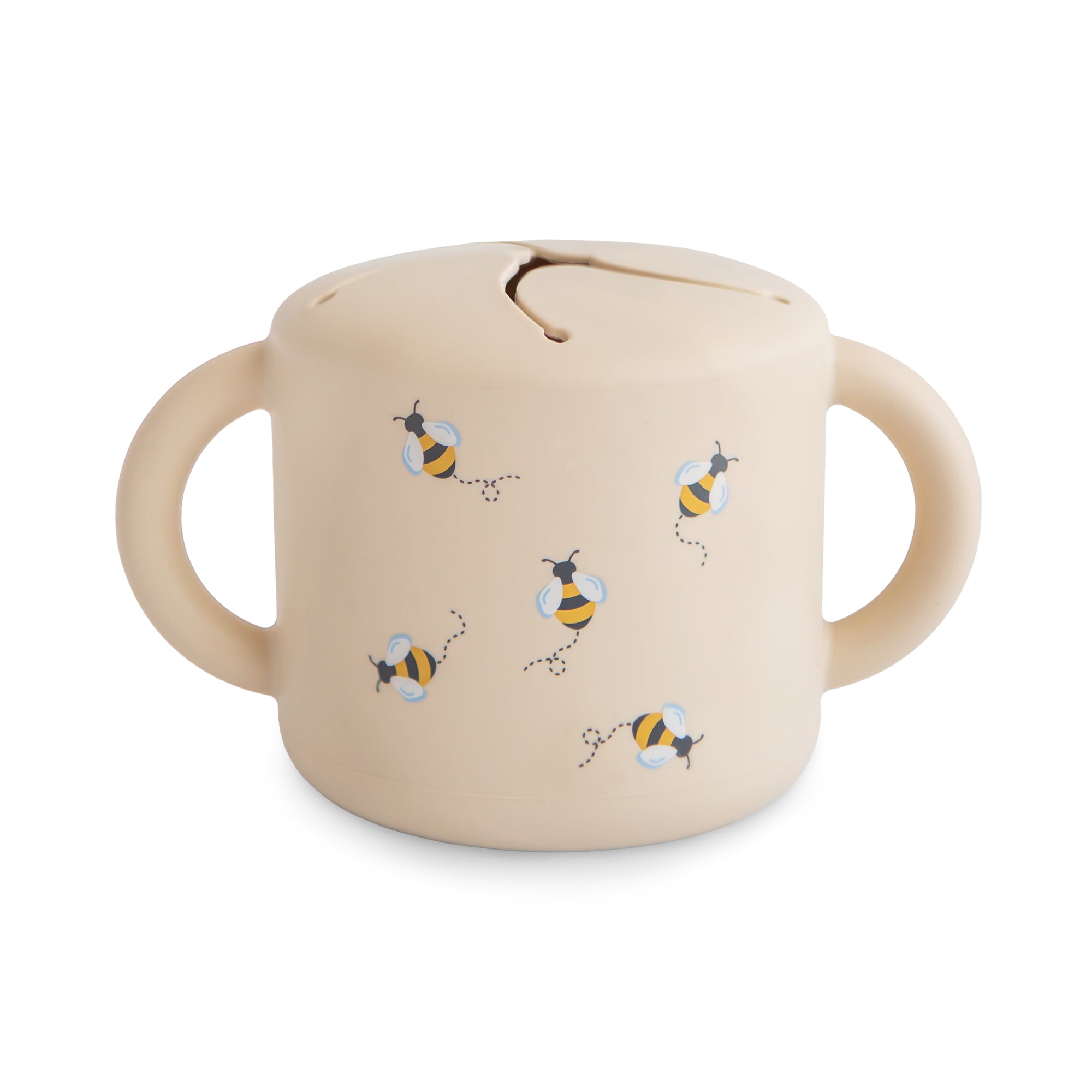 Kubek niewysypek na przekąski Pszczółki Bees Mushie