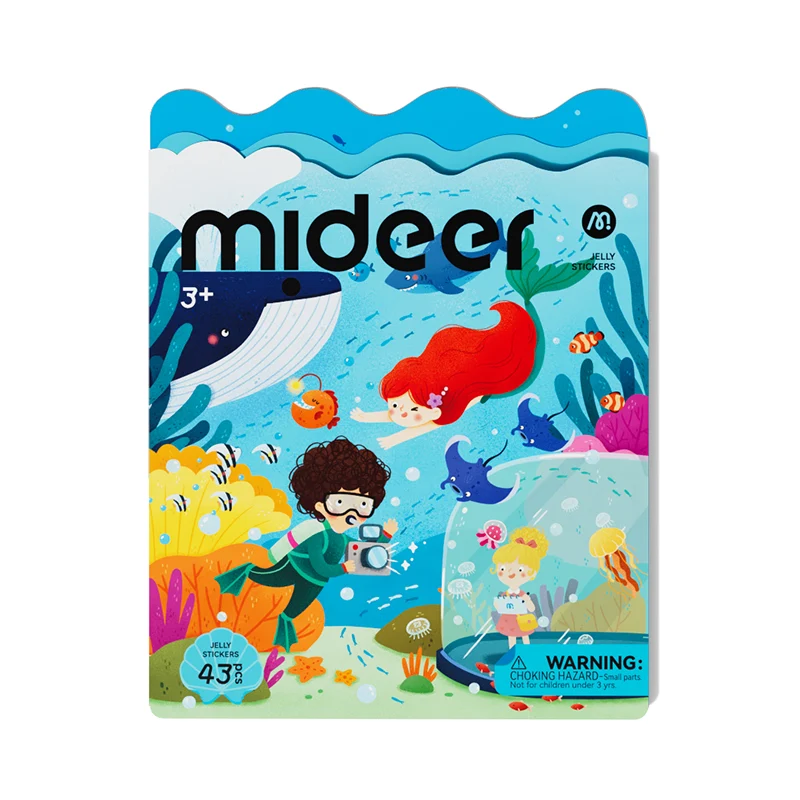 Żelowe naklejki wielorazowe akwarium Incredible Aquarium mideer