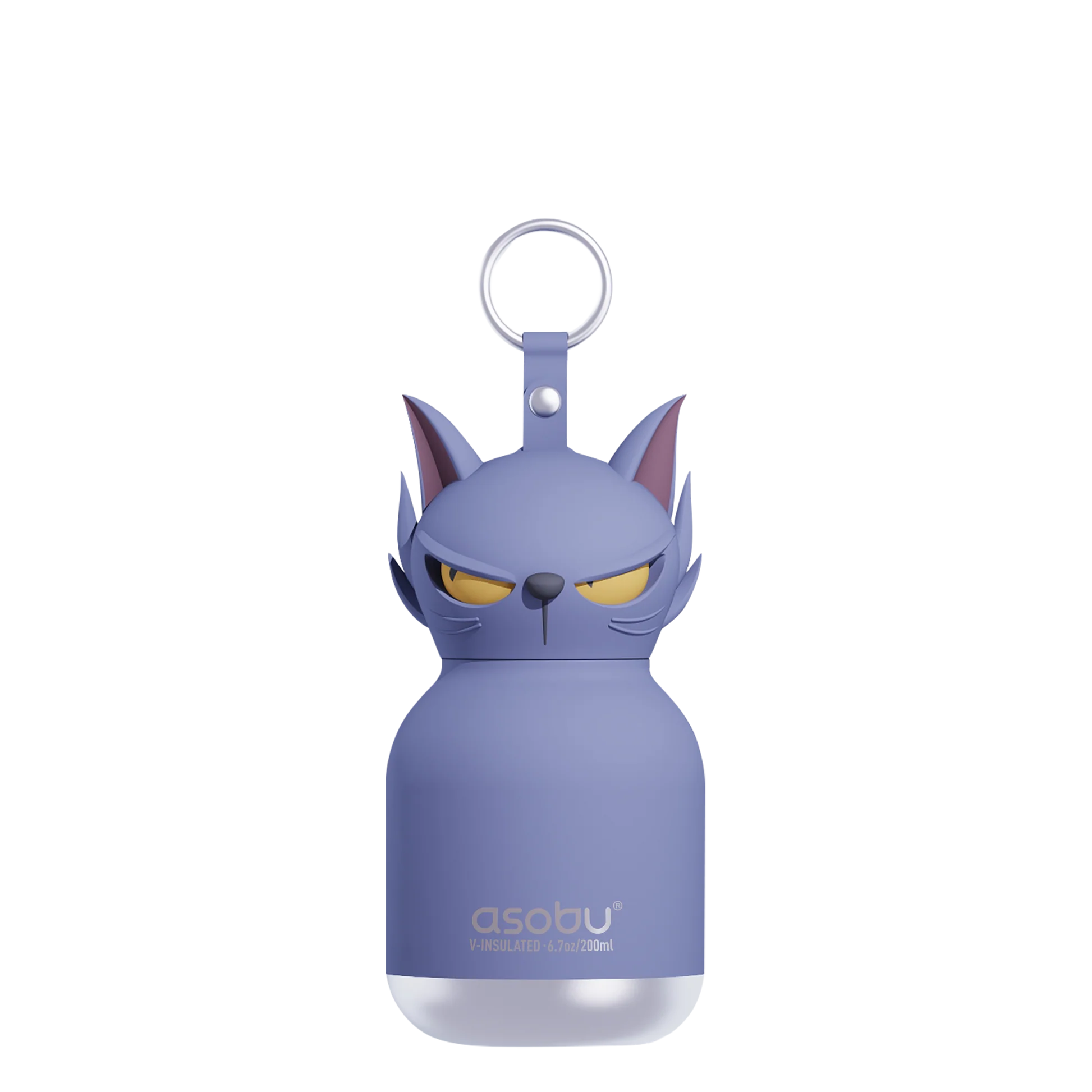Butelka termiczna ze słomką Mini Spookie Phantom Cat kot 200 ml Asobu