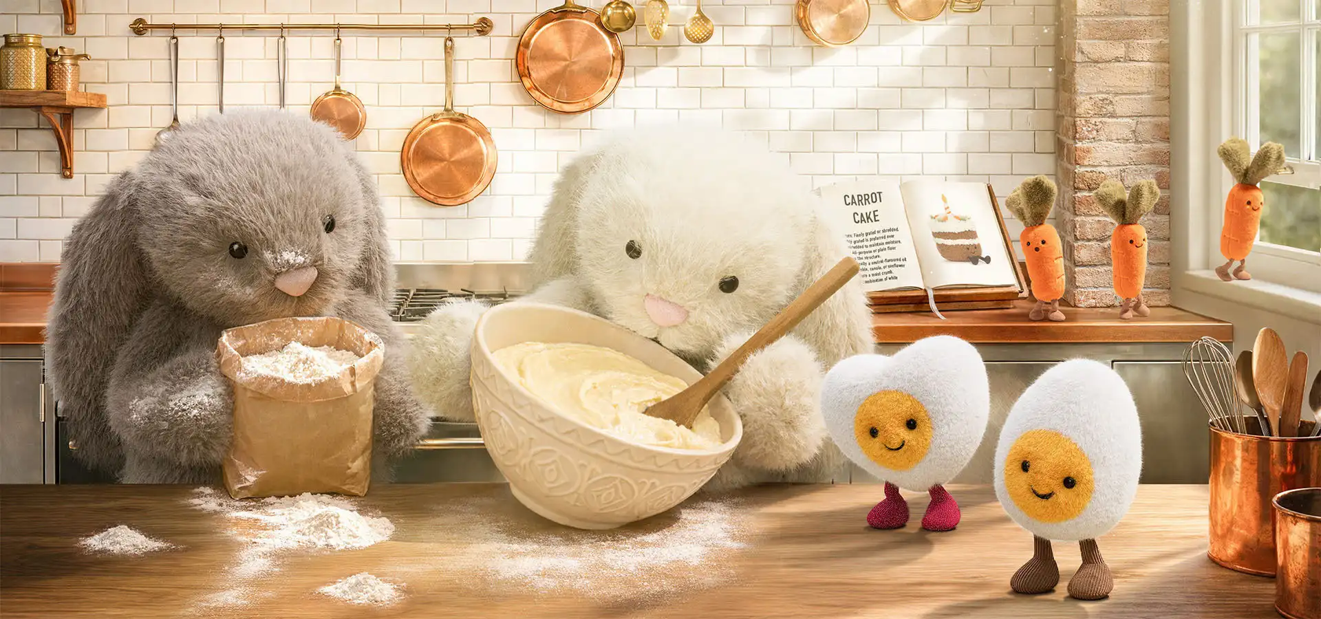ierwszy przyjaciel na całe życie – dlaczego króliczek Jellycat to obowiązkowy gość w wielkanocnym koszyczku?